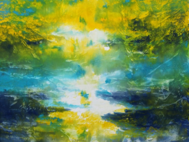 Spiegelung, 80x60cm